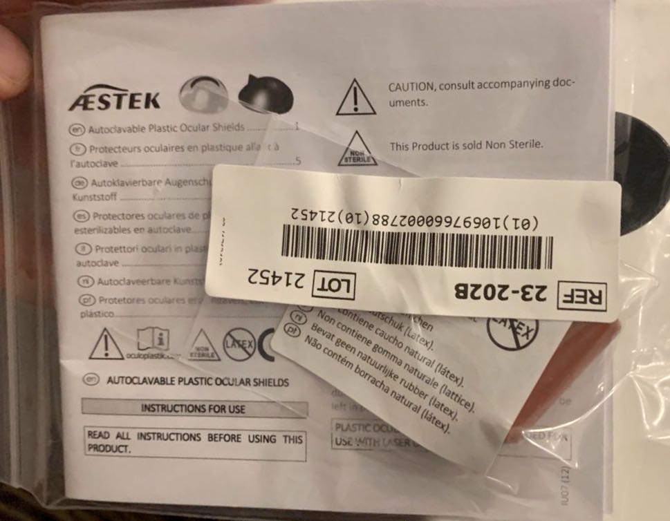 AESTEK EYE SHIELD